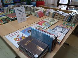 Výprodej knih v oddělení pro děti, 30. 6. 2020