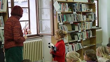 Vánoce v oddělení pro děti, zdroj: Městská knihovna v Českém Krumlově