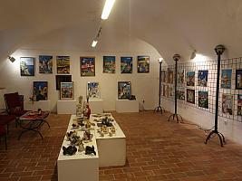 Výstava obrazů a keramiky, zdroj: Městská knihovna v Českém Krumlově (34/37)